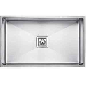 Arquin 32x20x10 inch Stainless Steel 304 Matt Finish Rectangular Handmade Single Bowl Kitchen Sink