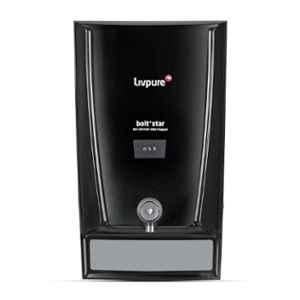 Livpure 7 Litre 40W RO+UV+UF+Mineraliser+Copper 7 Stage Black Water Purifier, BOLT+ STAR