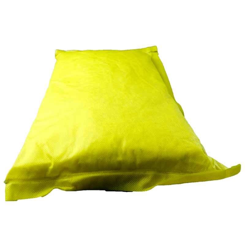 BNR Sorb 1.75 Gallon Non Woven Yellow Sorbent Chemical Pillow, YPIL818