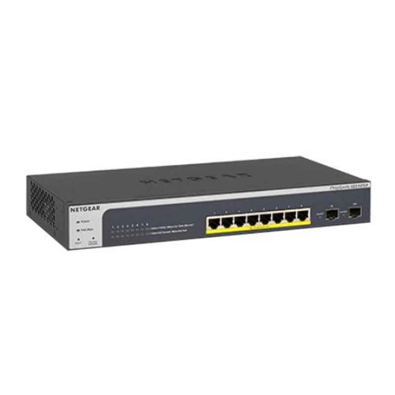 Buy Netgear 75W 8 Ports 20 Gbps Gigabit Ethernet Poe Plus Smart Managed Pro  Switch with 2 Sfp Ports, GS510TLP Online At Price ₹21799