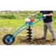 Kanak 63CC Trolley Type Earth Auger with Single Wheel & 12 inch Drill