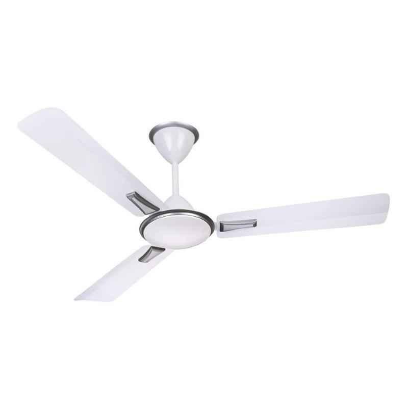 Finolex Cassandra 75W 390rpm Pearl White Grey Ceiling Fan, Sweep: 1200 mm