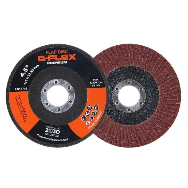 Q-Flex 115x22.23mm A60 T27 Aluminium Flap Disc for Metal, LEM