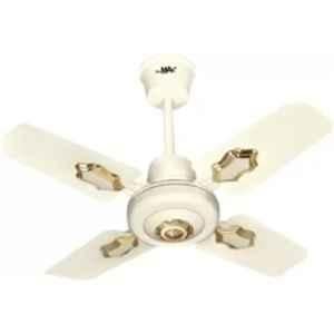 MinMAX Classic 85W 900rpm 5 Star Copper Winding Ivory Ceiling Fan with 4 Blades & Glossy Finish, Sweep: 600 mm