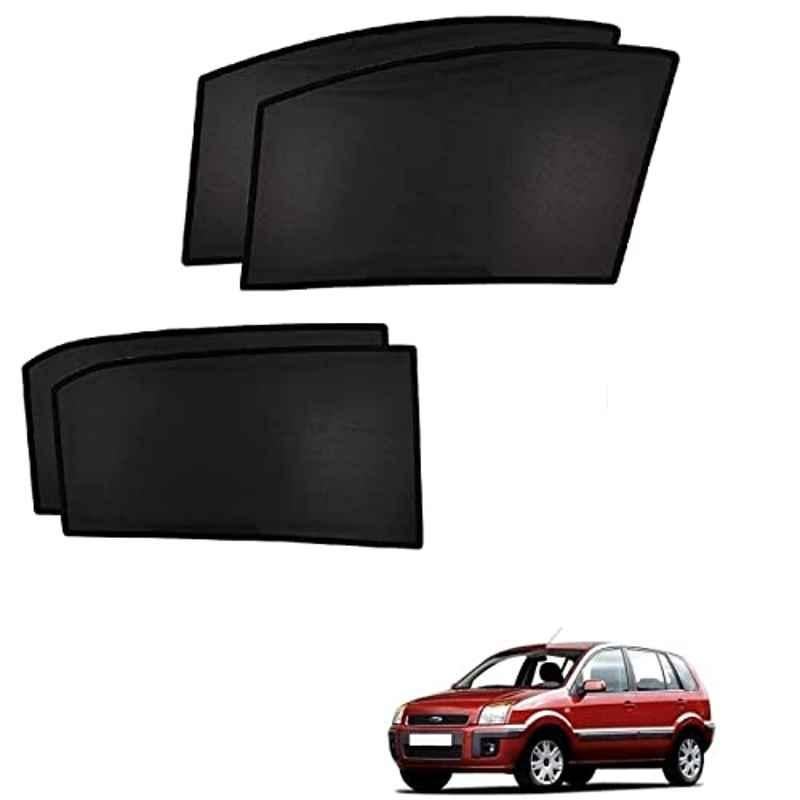 Kozdiko 4 Pcs Custom Fit Non Magnetic Curtains Mesh Car Sun Shade Set for Ford Fusion