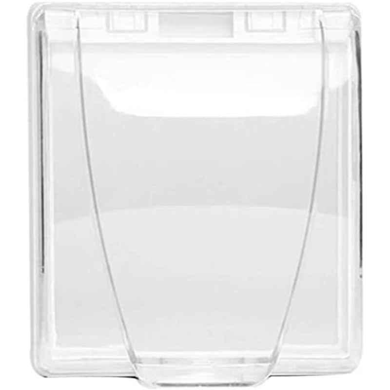 ExpressShop 114x100x42mm Clear Wall Switch Waterproof Cover Box, DC-016