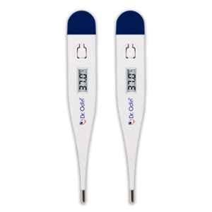 Dr Odin ODT-101 White & Blue Quick 60 Second Reading Digital Medical Thermometer (Pack of 2)
