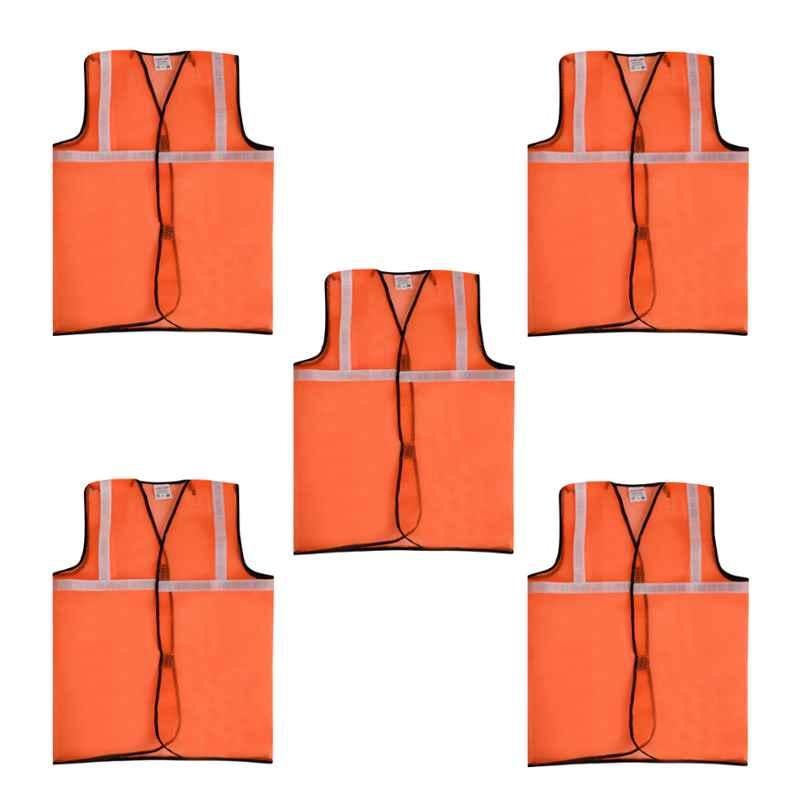 Cordova V210PXL Type-R Class 2 Safety Vest, Hi-Vis Orange, X-Large, 1