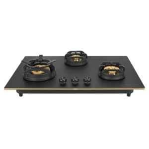Faber Verona HD783 3 Burners Auto Ignition Toughned Glass Built in Hob, 106.0711.348