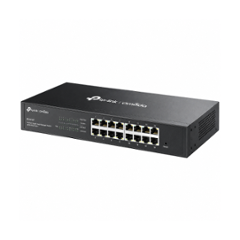 TP-Link Omada 16-Port 10/100/1000Mbps Metal Grey Gigabit Easy Managed Switch, ES216G