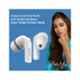 Ptron Basspods 992 White Bluetooth Earbuds with Mic