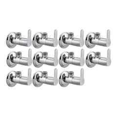 Fastgear Marc Stainless Steel Silver Chrome Finish Angle Valve, FG062 (Pack of 11)