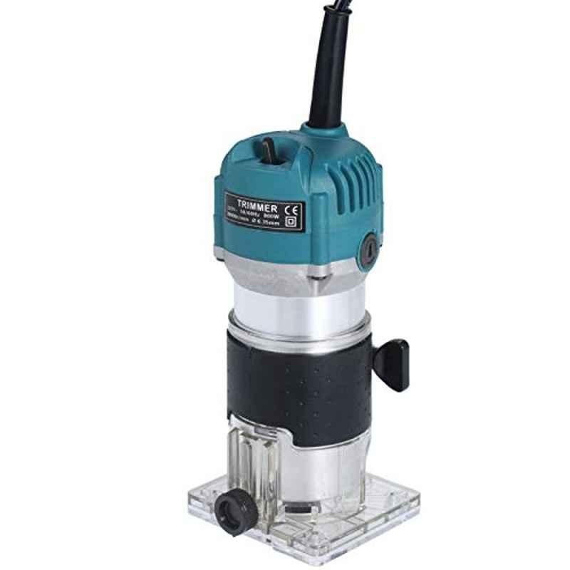 6.35mm 800W 30000 rpm ABS & Metal Blue Electric Router Trimmer
