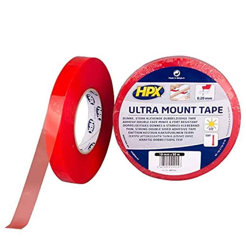 HPX 25mm Transparent Ultra Mount Double Sided Tape, UM2550