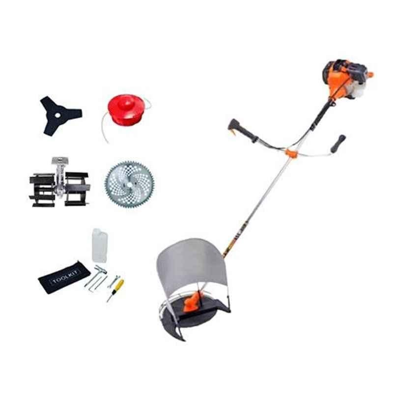 NFE 52CC 2 Stroke Petrol Brush Cutter with Tiller Attachment & Accessories, NFE-2SP