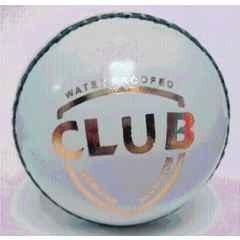 Shaspo White Leather Cricket Ball