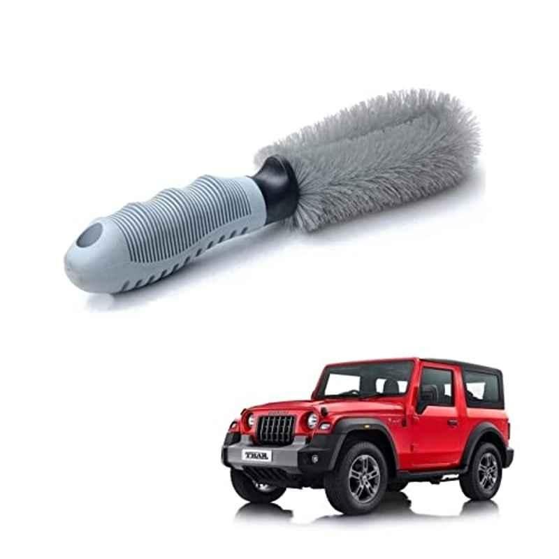 Kozdiko Car Alloy Wheel Tyre Rim Cleaner Brush for Mahindra Thar 2021