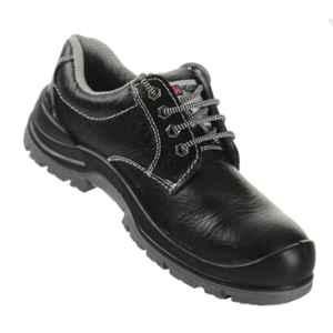 Heapro HI-701 Leather Derby Black Work Safety Shoes, Size: 10