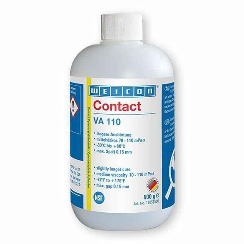 Weicon Contact VA 110 Cyanoacrylate Adhesive, 12052500, 500GM