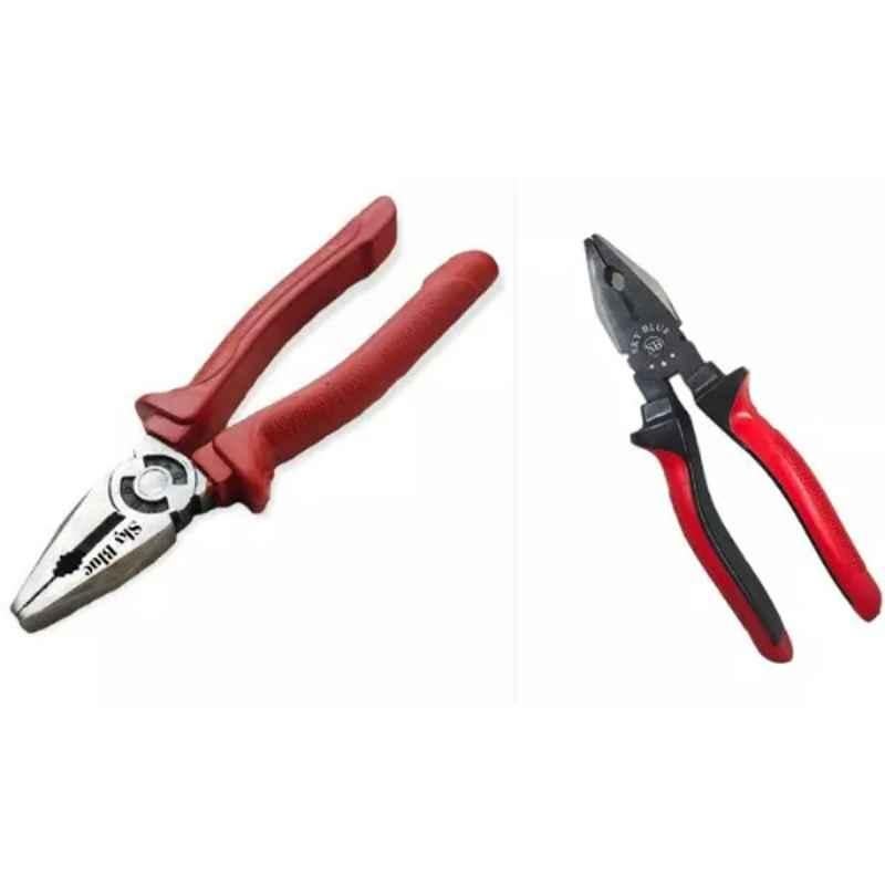 Sky Blue 2 Pcs 7.8 inch Lineman Plier Combo, SBE_PLIER_COMBO_MOD_00514