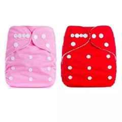 Fastgear Cotton Reusable Baby Diaper with Insert Pad, FG482, Size: Medium