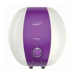 V-Guard Pebble Pro 6 Litre 2kW 3 Star ABS White & Purple Storage Geyser with Multi Functional Safety Valve, VWHC2MP06L104