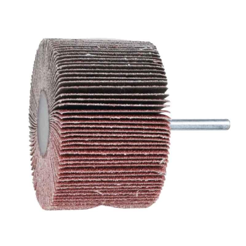 Beta 11263 30x15mm 80 Grit Shaft Mounted Corundum Abrasive Cloth Flap Wheel, 112630018