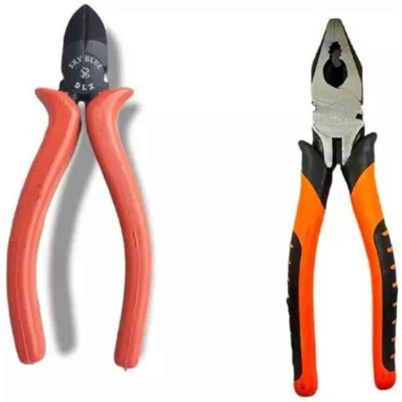 Sky Blue 2 Pcs 7.8 inch Stainless Steel Groove Plier Combo, SBE_PLIER_0675