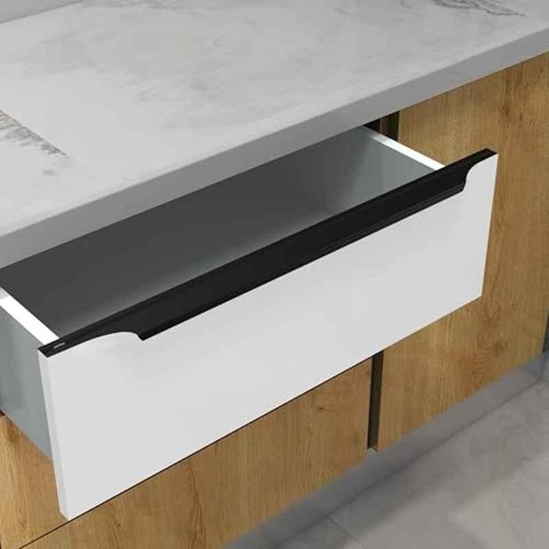 Plantex 24 inch Aluminium Black Profile Handle for Kitchen Cabinet, Drawer & Wardrobe - APS-PF-1003-BLCK-24-IN-PROFILE-HANDL-PK1