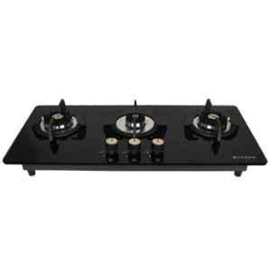 Faber Maxus HT803 3 Burners Auto Ignition Toughned Glass Built in Hob, 106.0603.583