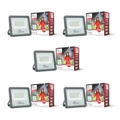 Murphy Xylo 20W 6500K Aluminium Cool White LED Flood Light for Outdoor (Pack of 5)