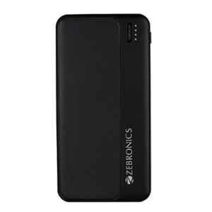 Zebronics 10000mAh Black Power Bank, MB10000S5