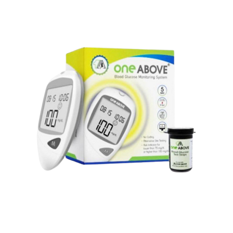 One Above Glucometer Kit with 25 Strips
