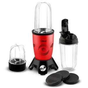 Libra 500W ABS Red BPA Free Mixer Grinder Blender with 3 Tritan Jars, LNUBR01