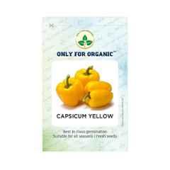 Only For Organic 50g Yellow Capsicum Vegetable Seeds, OFOPPCAY0020
