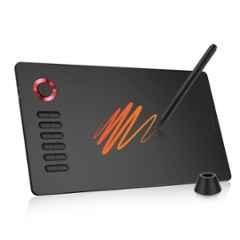 Veikk A15 Pro 10x6 inch Red & Black Graphics Pen Tablet with 12 Press Keys