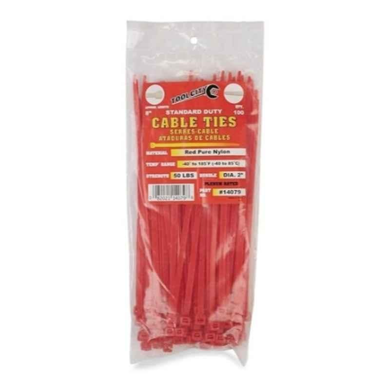 Regal Nylon Red Cable Tie (Pack of 100)