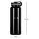iBELL 1L Black Premium Water Bottle, IBLH2O100BLNEW
