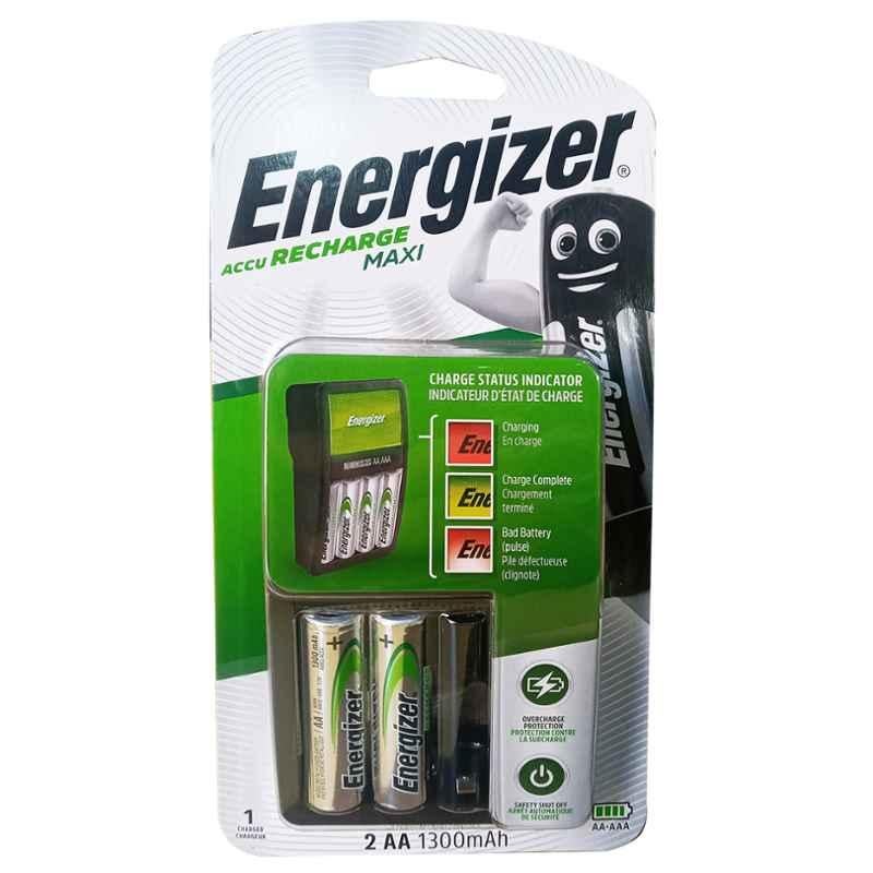 Energizer 2 Port AA Rechargeable Battery Charger, CHVCM4-MAXI-2AA