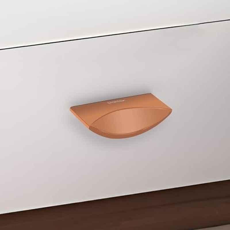 Plantex Knobs for Drawer/Rectangular Drawer Knob/Pull-Push Knobs for Kitchen/Bedroom Drawer Rose Gold
