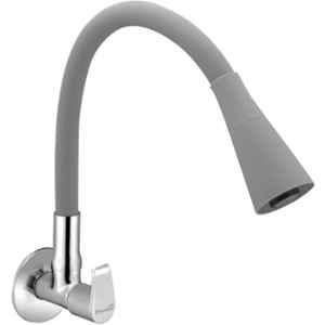 Prestige Waterfall Brass Chrome Finish Grey Smart Flexible Sink Cock
