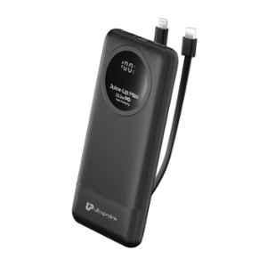 Ultraprolink Juice-Up Max 10000mAh Black Ultra Slim & Compact Power Bank with Type C & iPhone Cable, UM1330