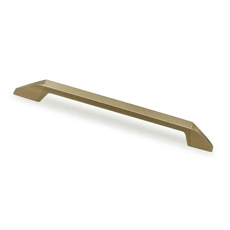 Plantex 288mm Zinc Brass Curved Pull Cabinet Handle for Home & Office, APS-DTC-3780-BA-288MM