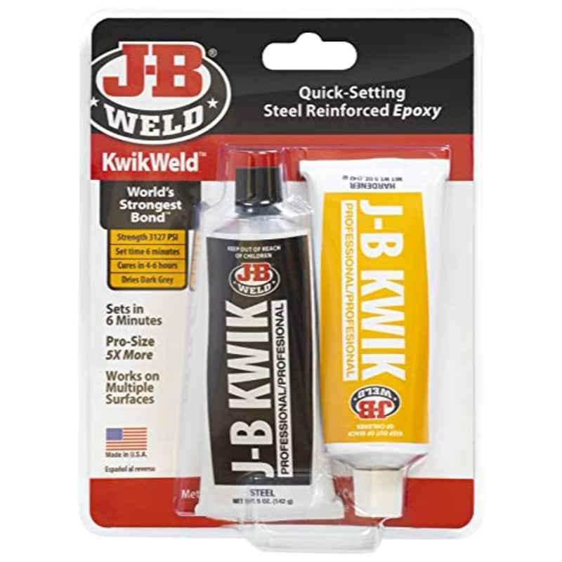 J-B Weld KwikWeld 10 Oz Professional Steel Reinforced Epoxy, 8271 (Pack of 2)