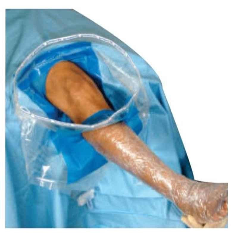 Surgiwear 200x340cm Spunlace Fabric Water Repellant Knee Arthroscopy Drape, I528