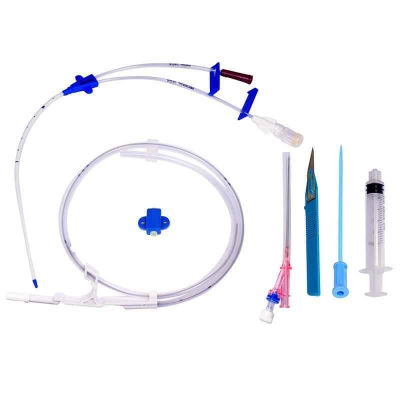 Polymed Novocent 7FR/16G (P)-16G (D) /300 mm Double Lumen CVC Catheter, 11023
