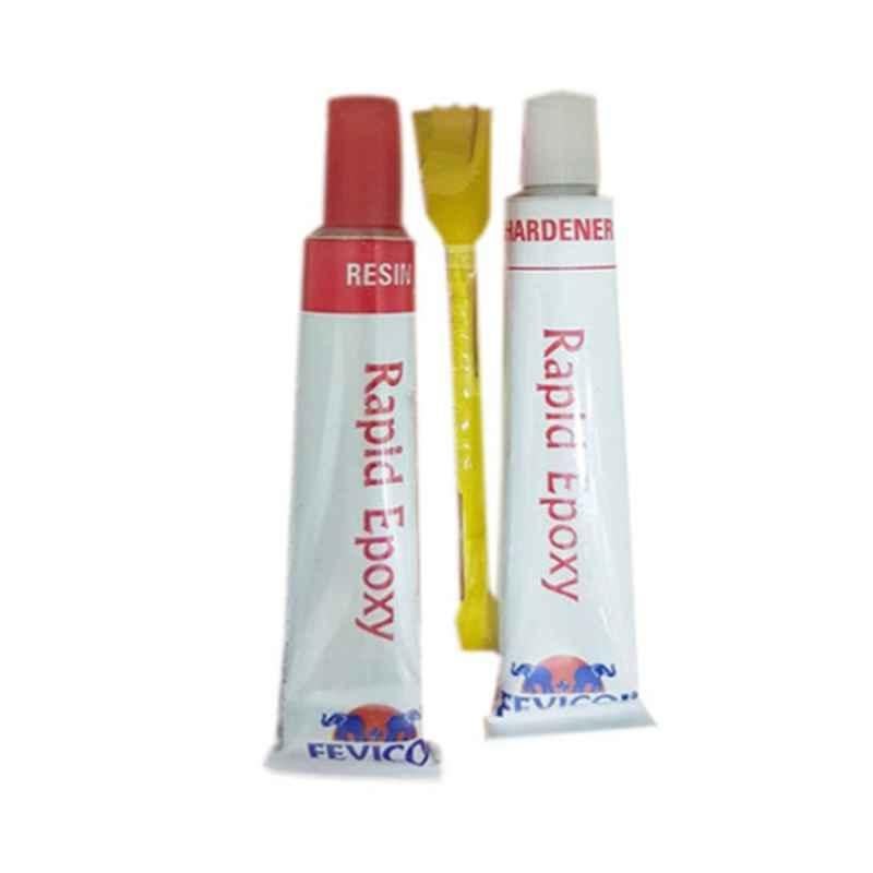 Fevicol 38g White High Strength Fast Curing 5 Min Rapid Epoxy Adhesive Tube Set, 8901860050131