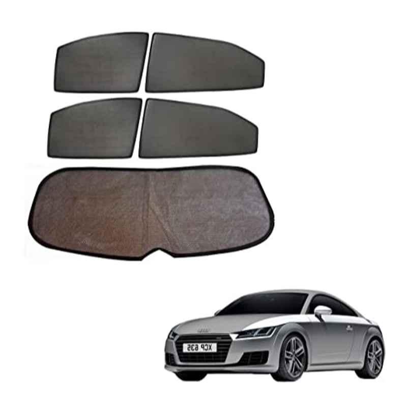 Kozdiko 5 Pcs Mesh Black Fixed Window & Rear Sun Shades Set for Audi TT