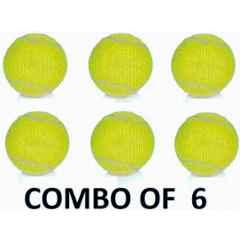 VARSHA INDOTECH SALES WEIL Tennis Ball (Standard) (Pack of 6) Yellow)