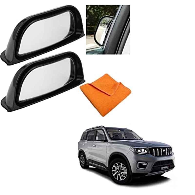 2 Pack Blue Wide Angle Blind Spot Mirrors For Car, SUV, Truck, Jeep - Adhesive Round Stick-On